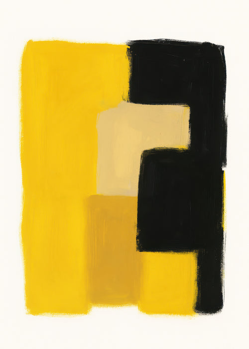 Yellow Structure - Unframed art print