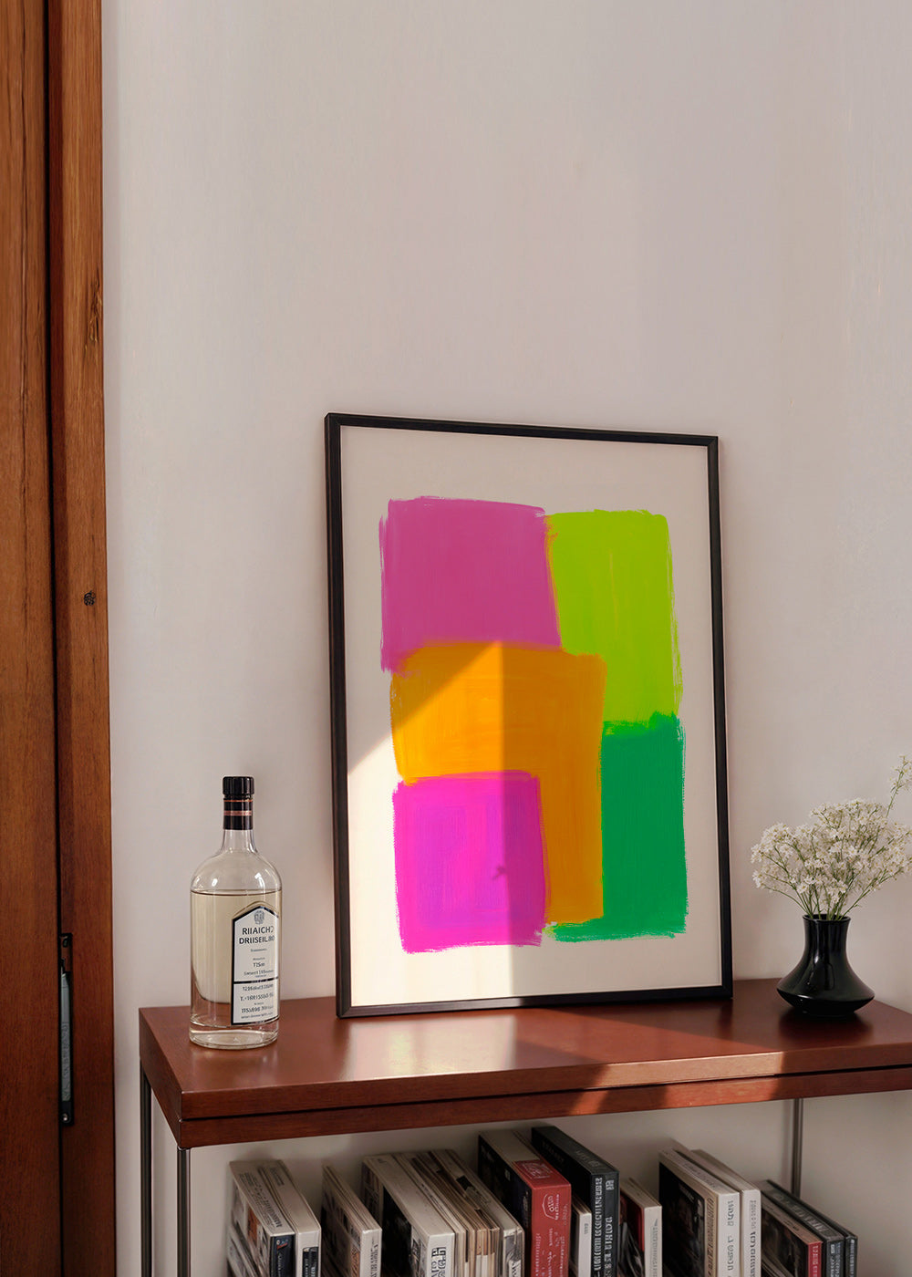 Cuadro abstracto de bloques coloridos – Product1