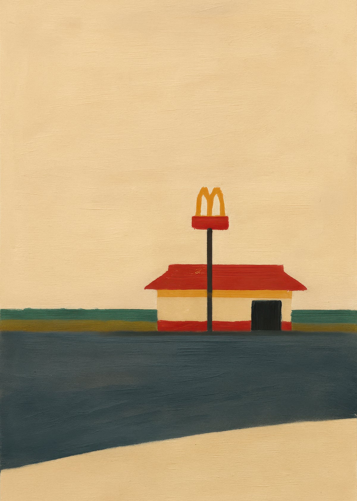 Golden Arches Horizon - Unframed art print