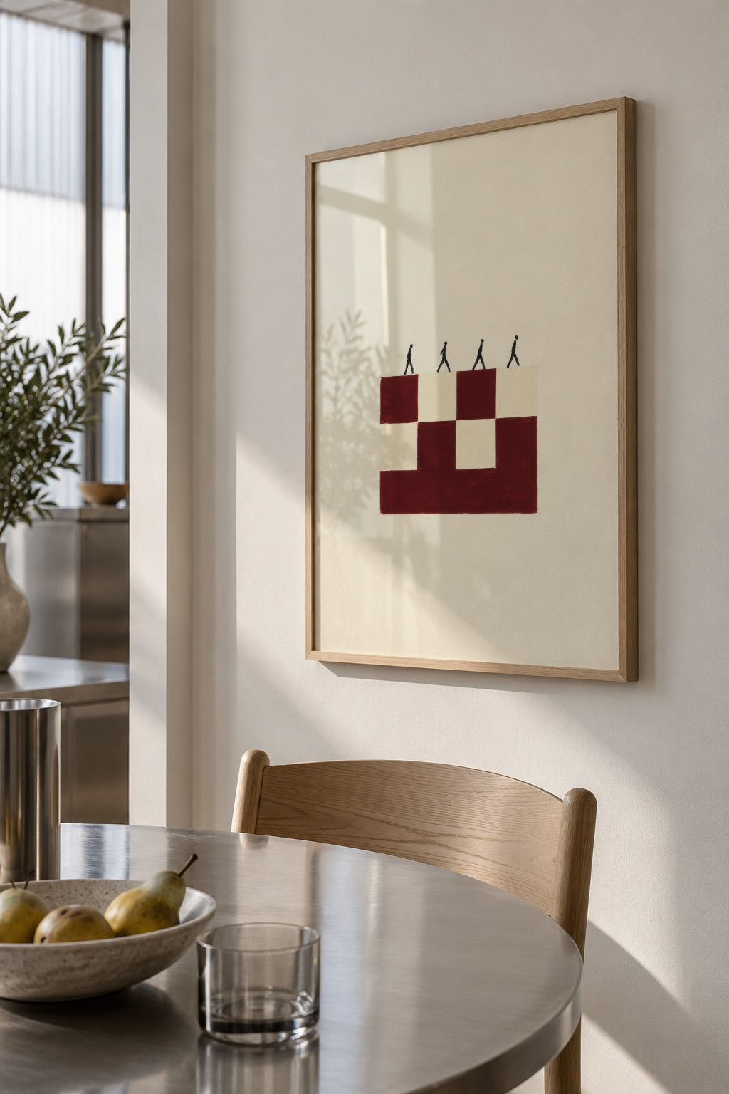 Table Arrangement - Framed poster in an interior