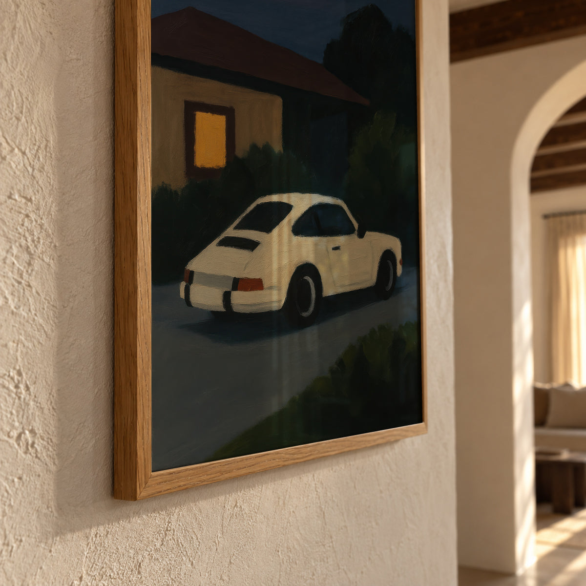 Night Drive - Framed poster detail