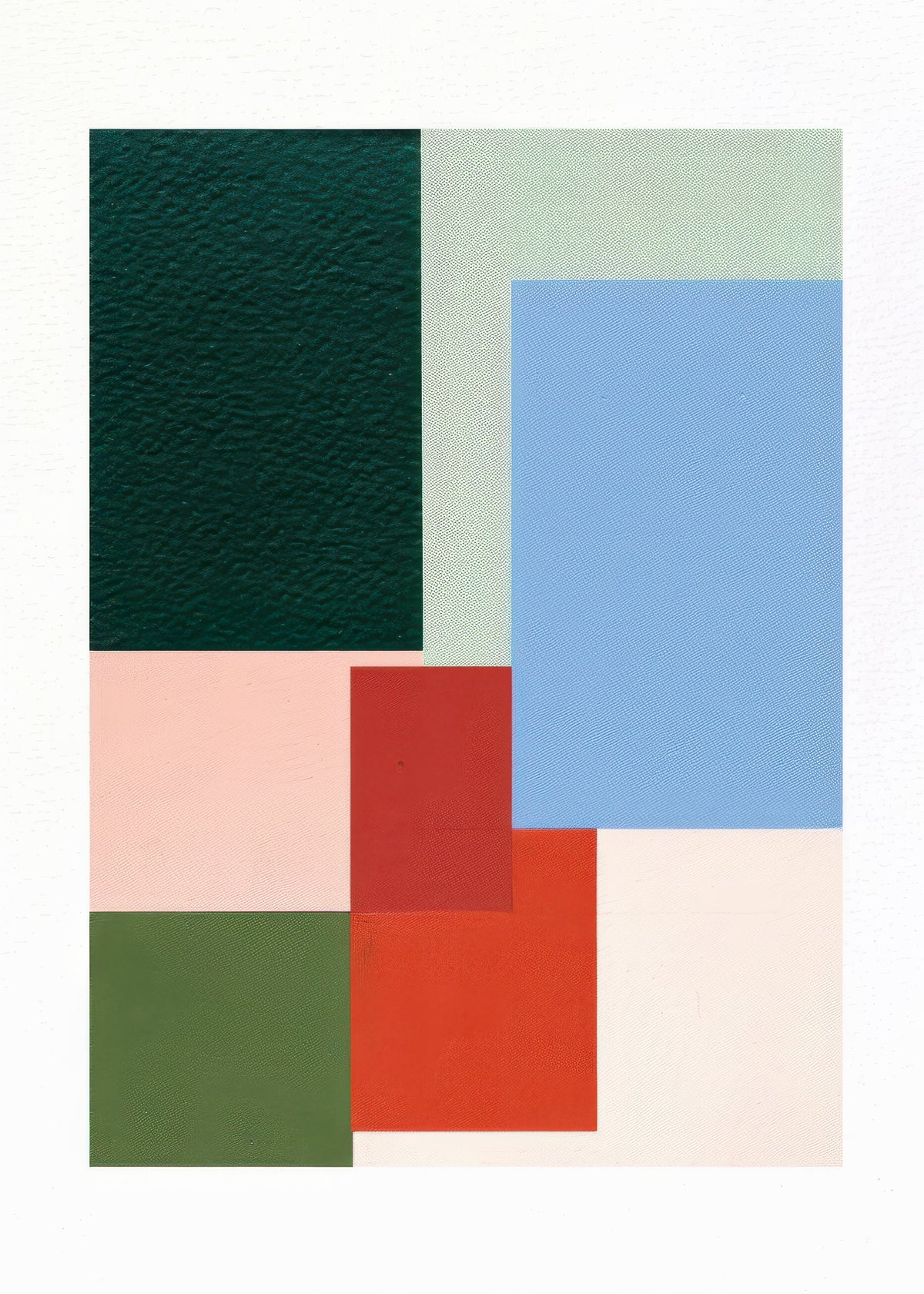 Pastel Construction III - Unframed art print