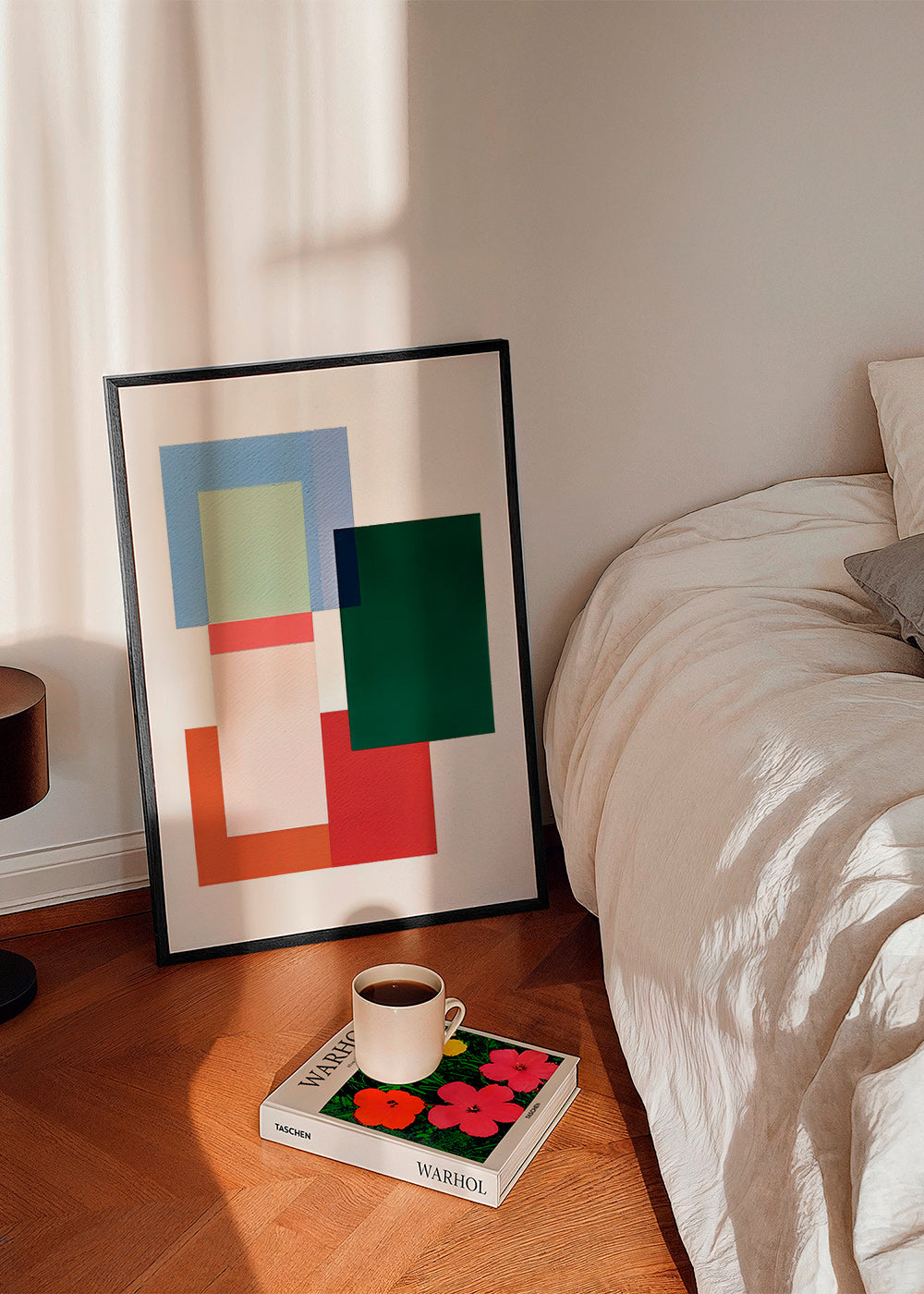 Cuadro abstracto de rectángulos superpuestos – Product3