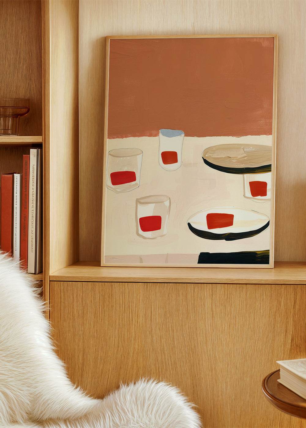 Cuadro de cocina con vasos y platos – Product3