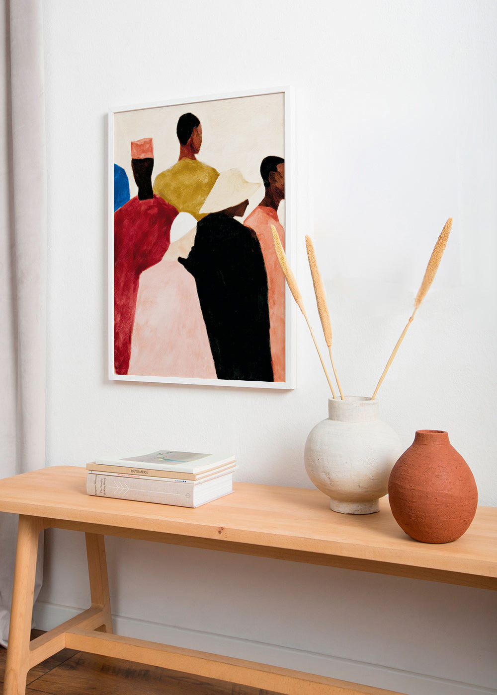 Cuadro abstracto de figuras agrupadas – Product3