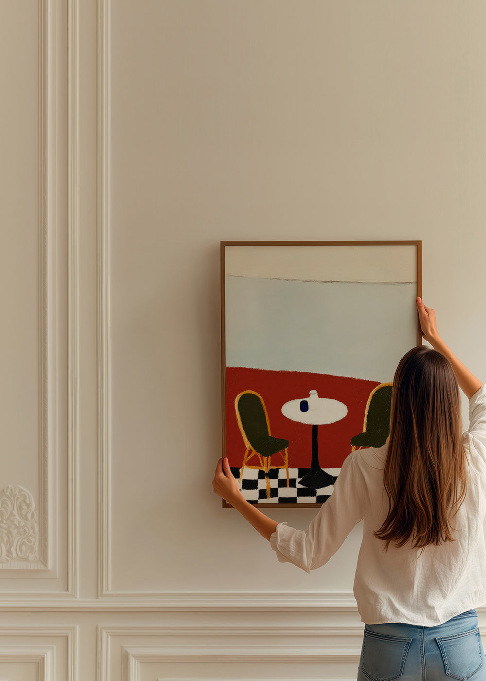 Cuadro de cocina con terraza y mesa redonda – Product2