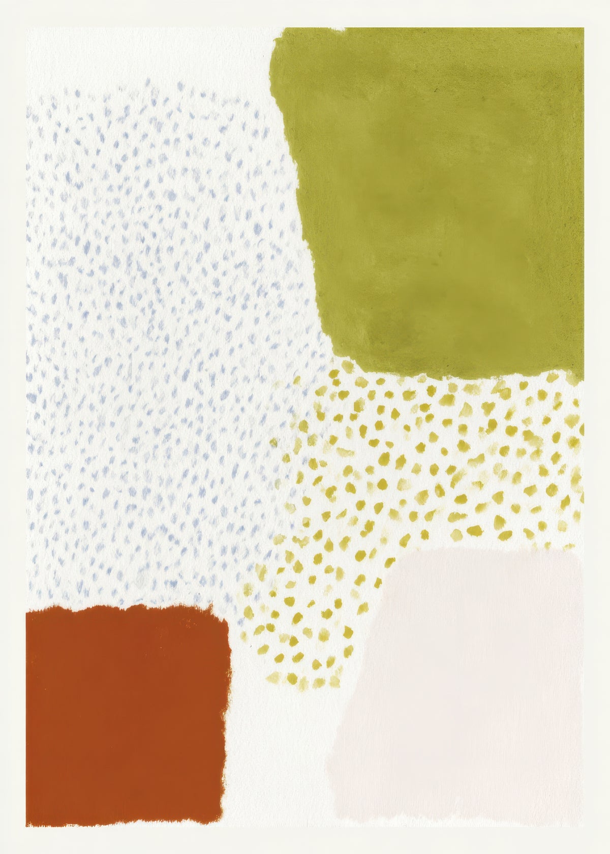 Olive Pattern - Unframed art print