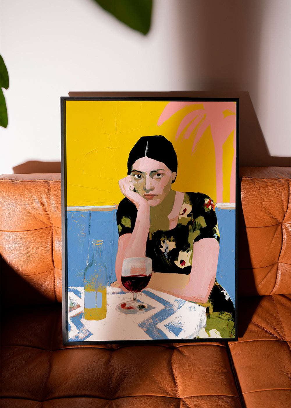 Cuadro de cocina: mujer con cóctel en mesa – Product3