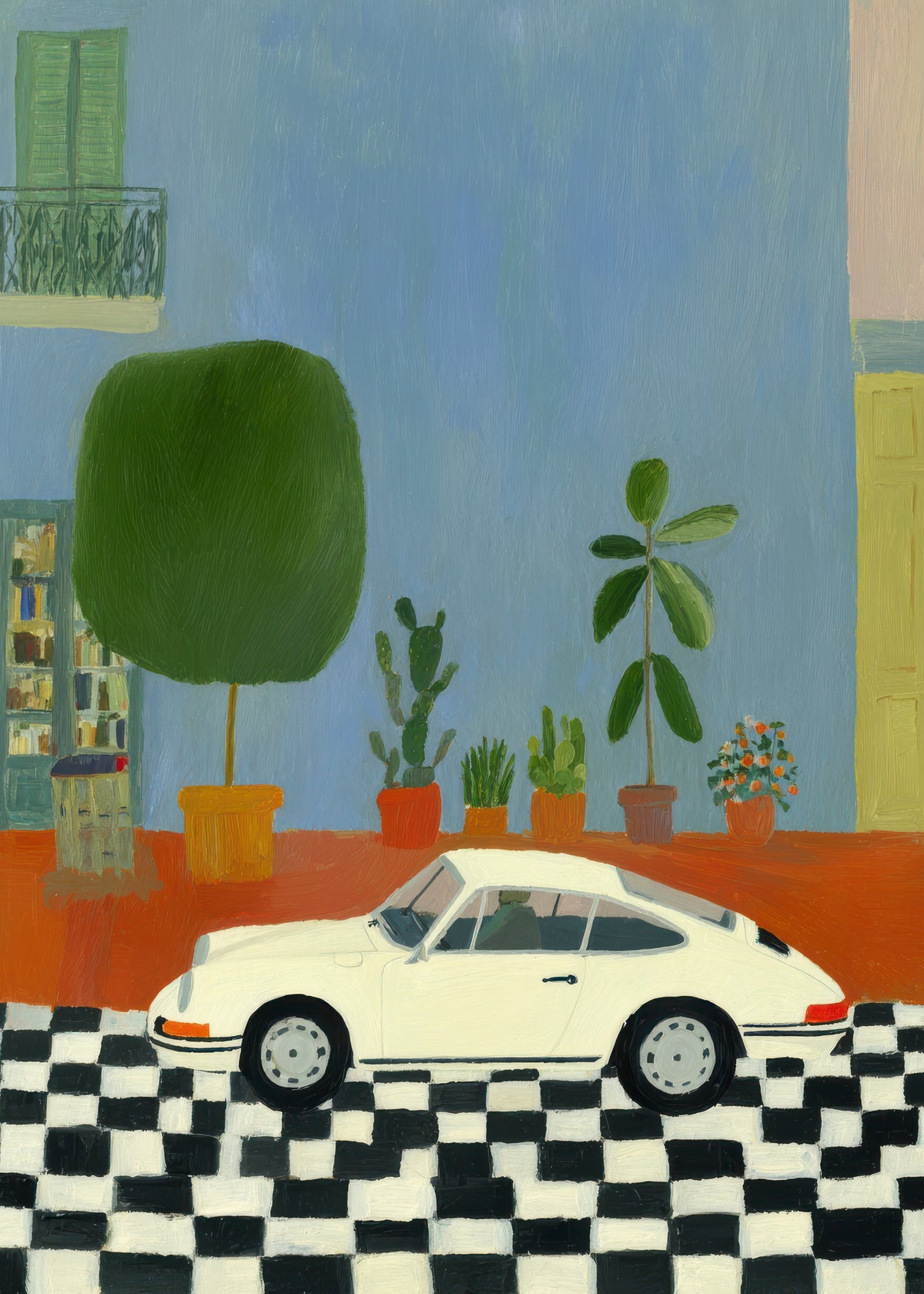 Porsche at Dusk - Unframed art print