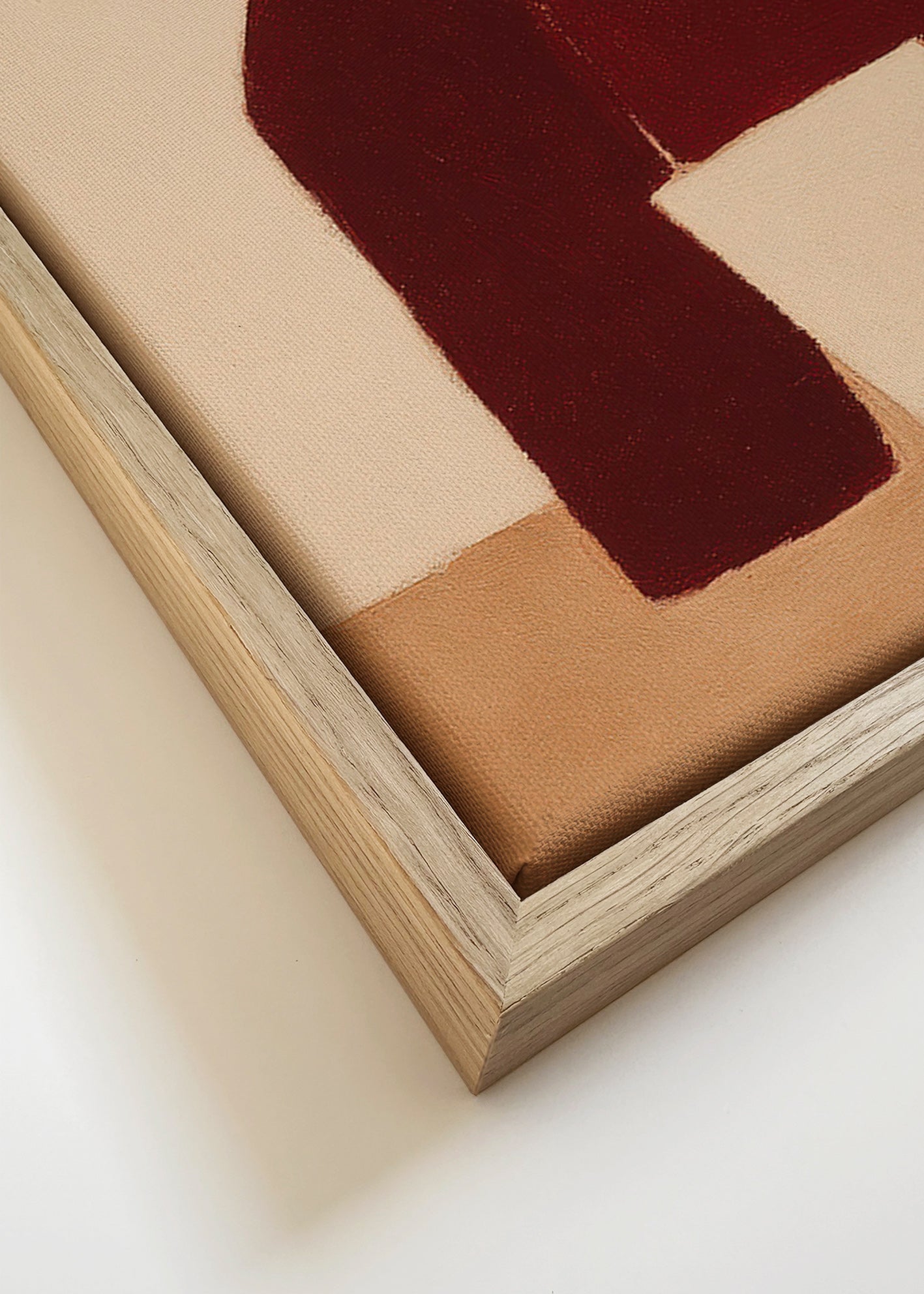 Cuadro de cocina con botella y vaso – Canvas detail