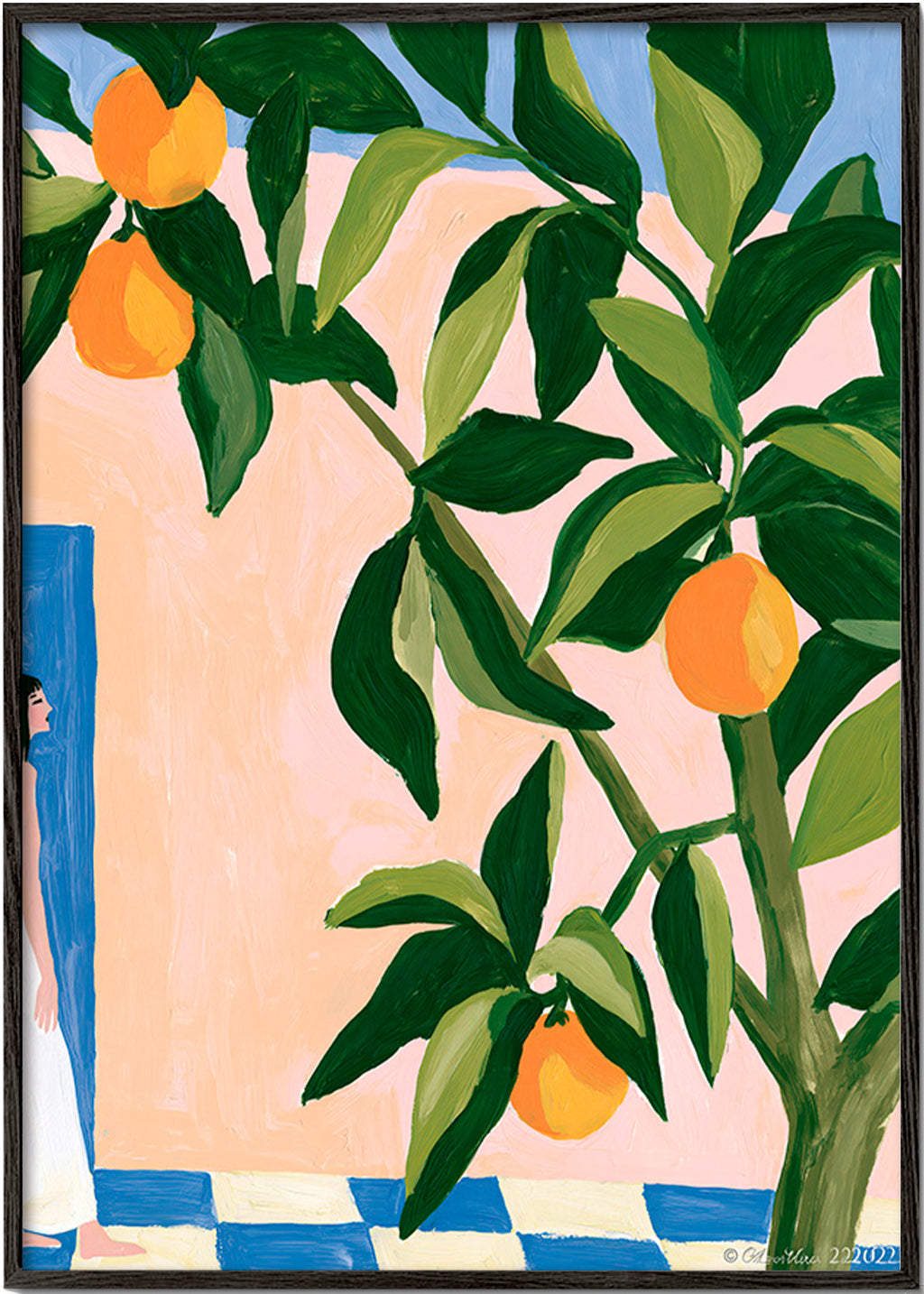 Art de cuisine Citrons d'Amalfi peints