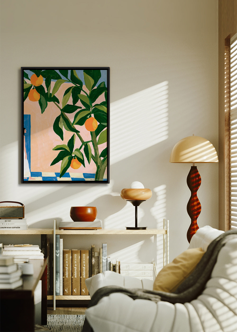 Art de cuisine Citrons d'Amalfi peints