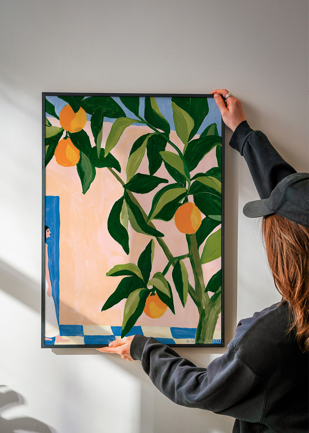 Art de cuisine Citrons d'Amalfi peints