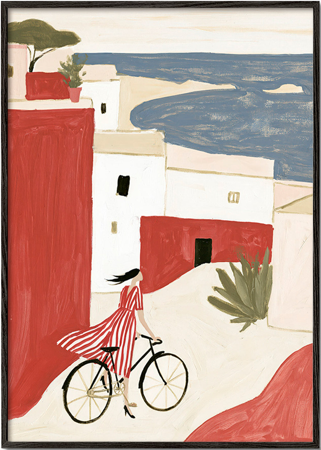 Illustration de vélo côtier