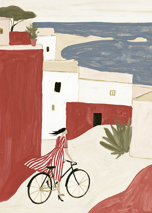 Illustration de vélo côtier