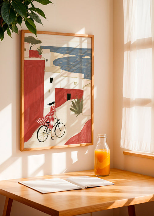 Illustration de vélo côtier