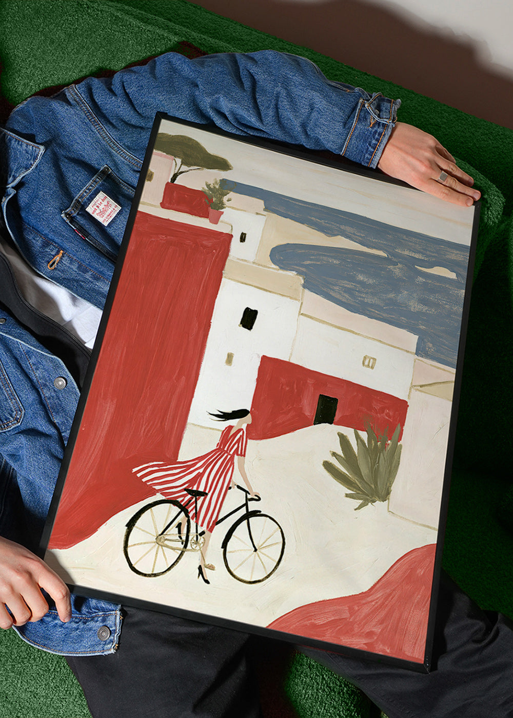 Illustration de vélo côtier