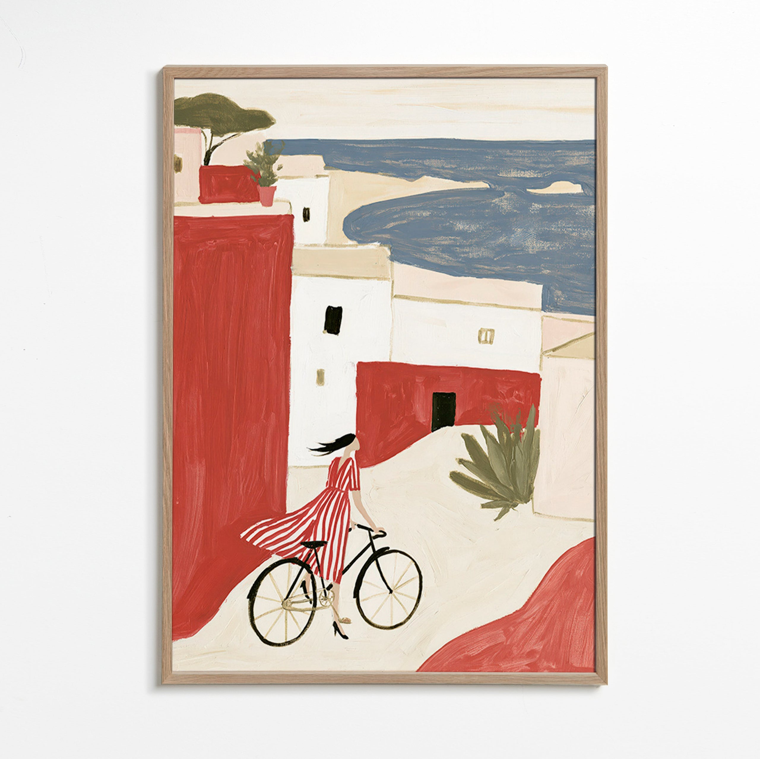 Illustration de vélo côtier