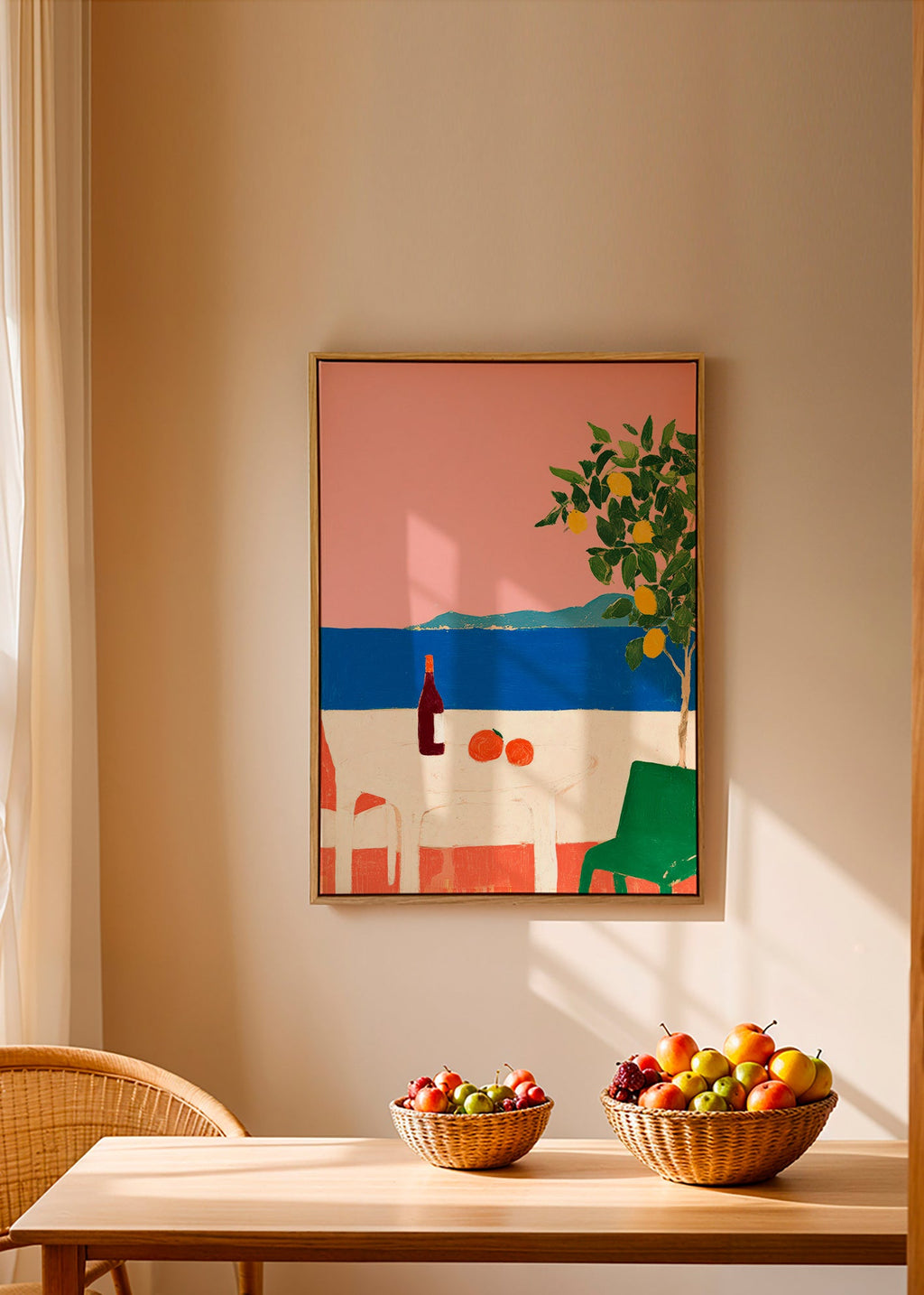 Art de cuisine Riviera rose au citronnier