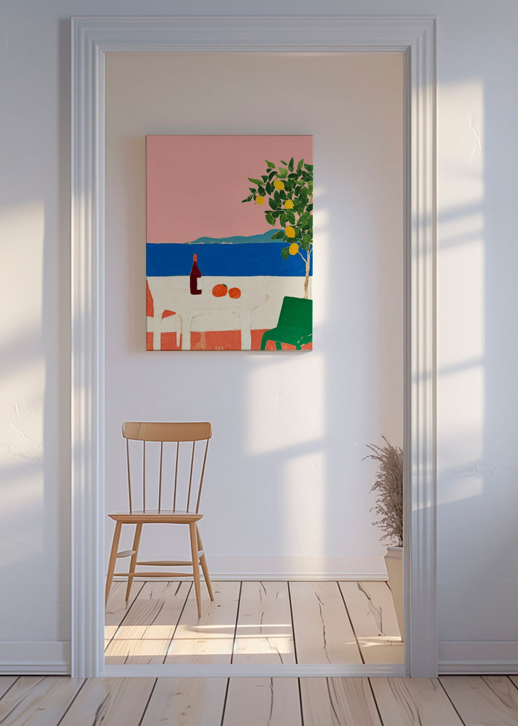 Art de cuisine Riviera rose au citronnier