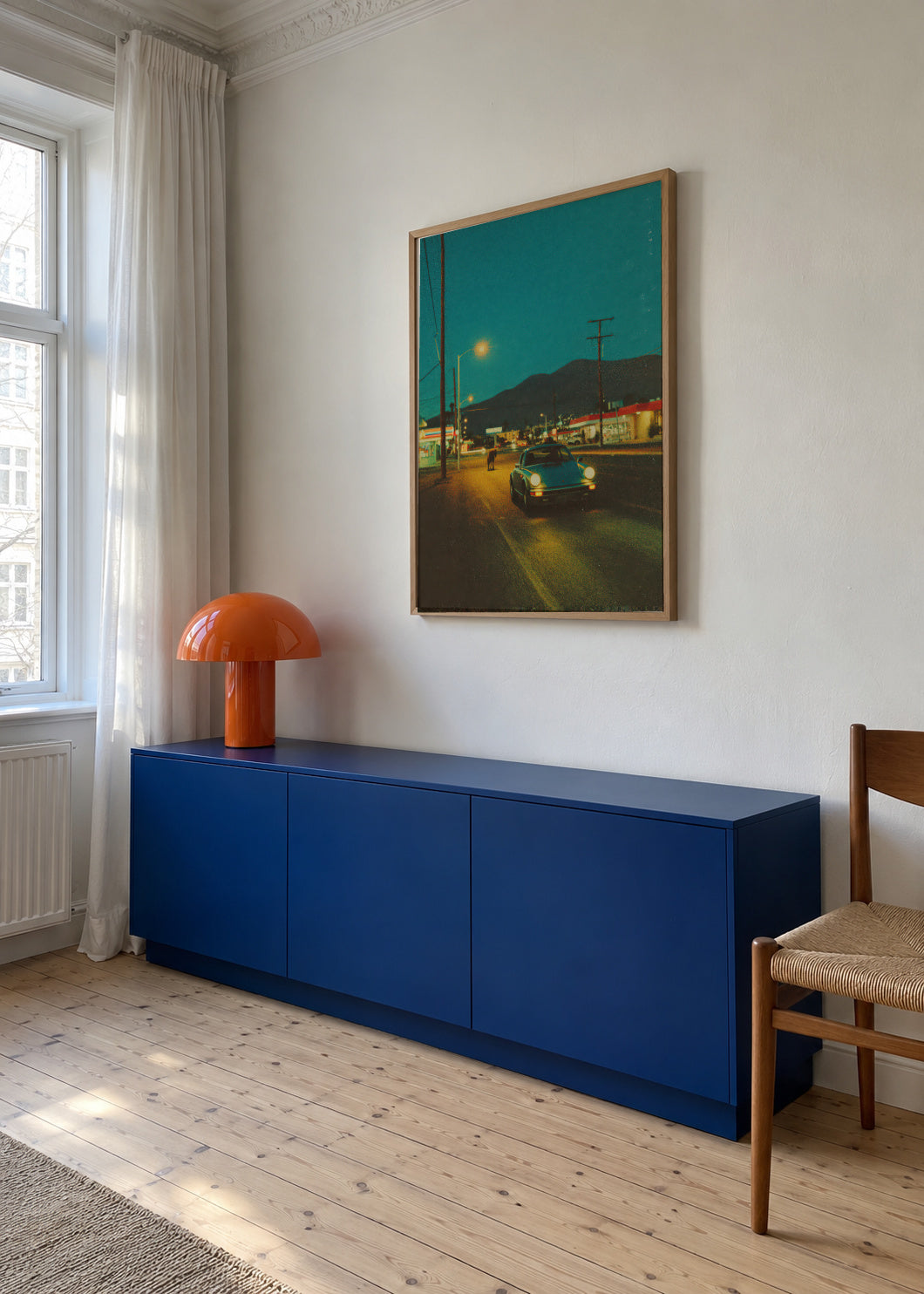 Desert Highway - Framed poster in an interior