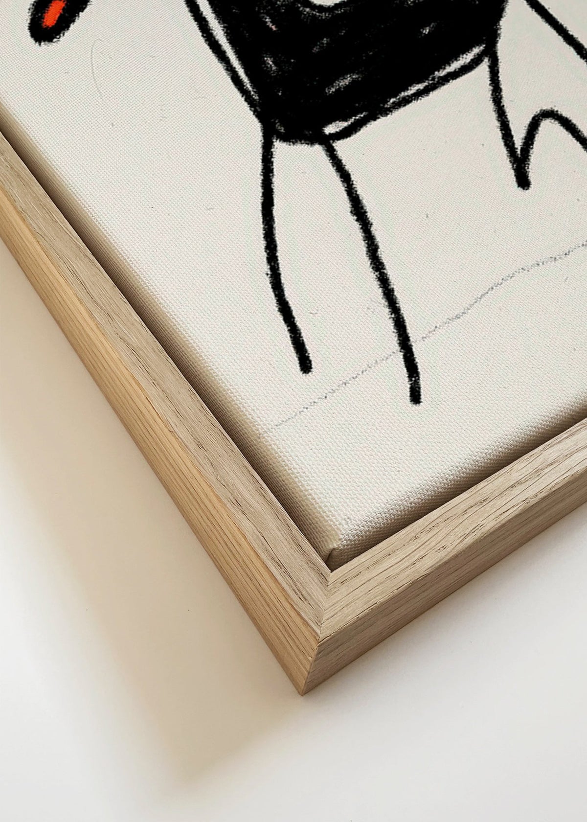 Cheval noir croquis artistique