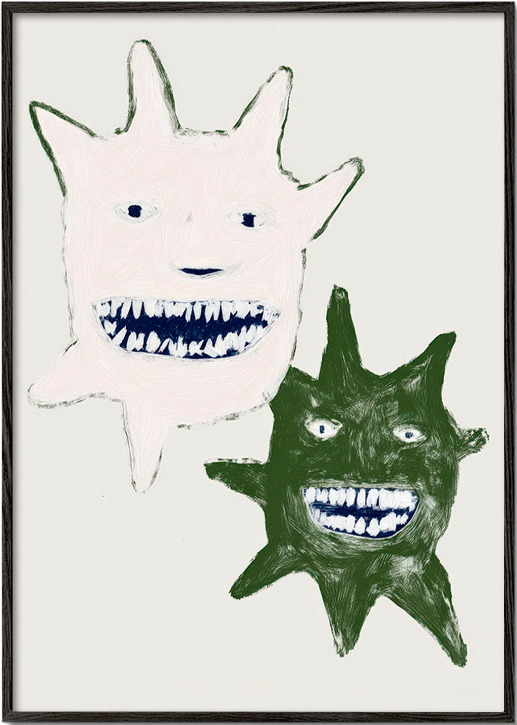 Illustration de monstres jumeaux