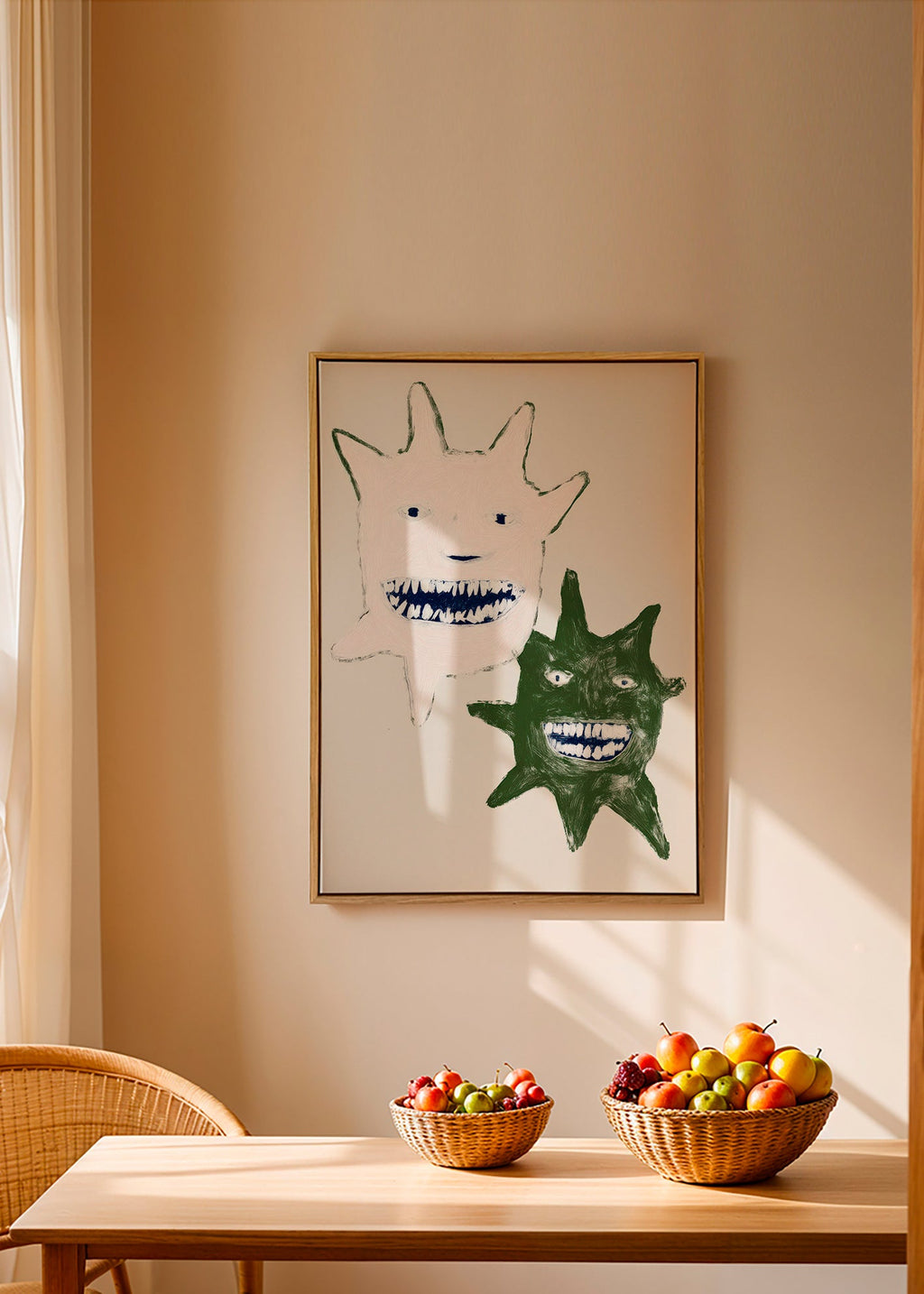 Illustration de monstres jumeaux