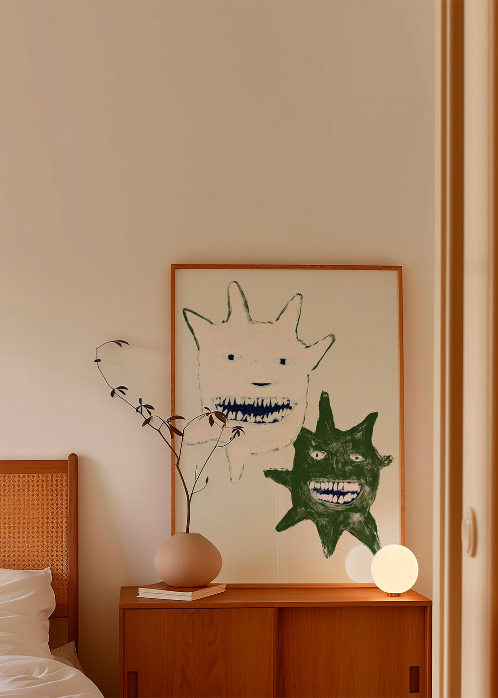 Illustration de monstres jumeaux