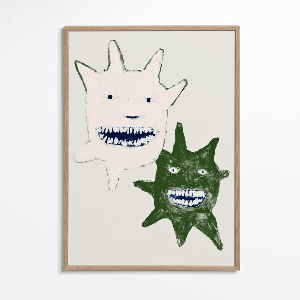 Illustration de monstres jumeaux