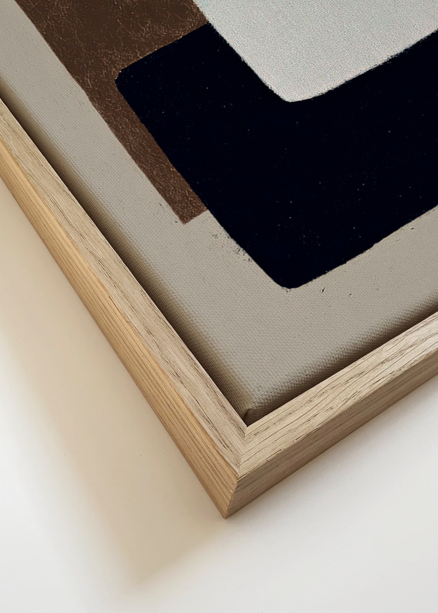 Œuvre abstraite rectangles superposés