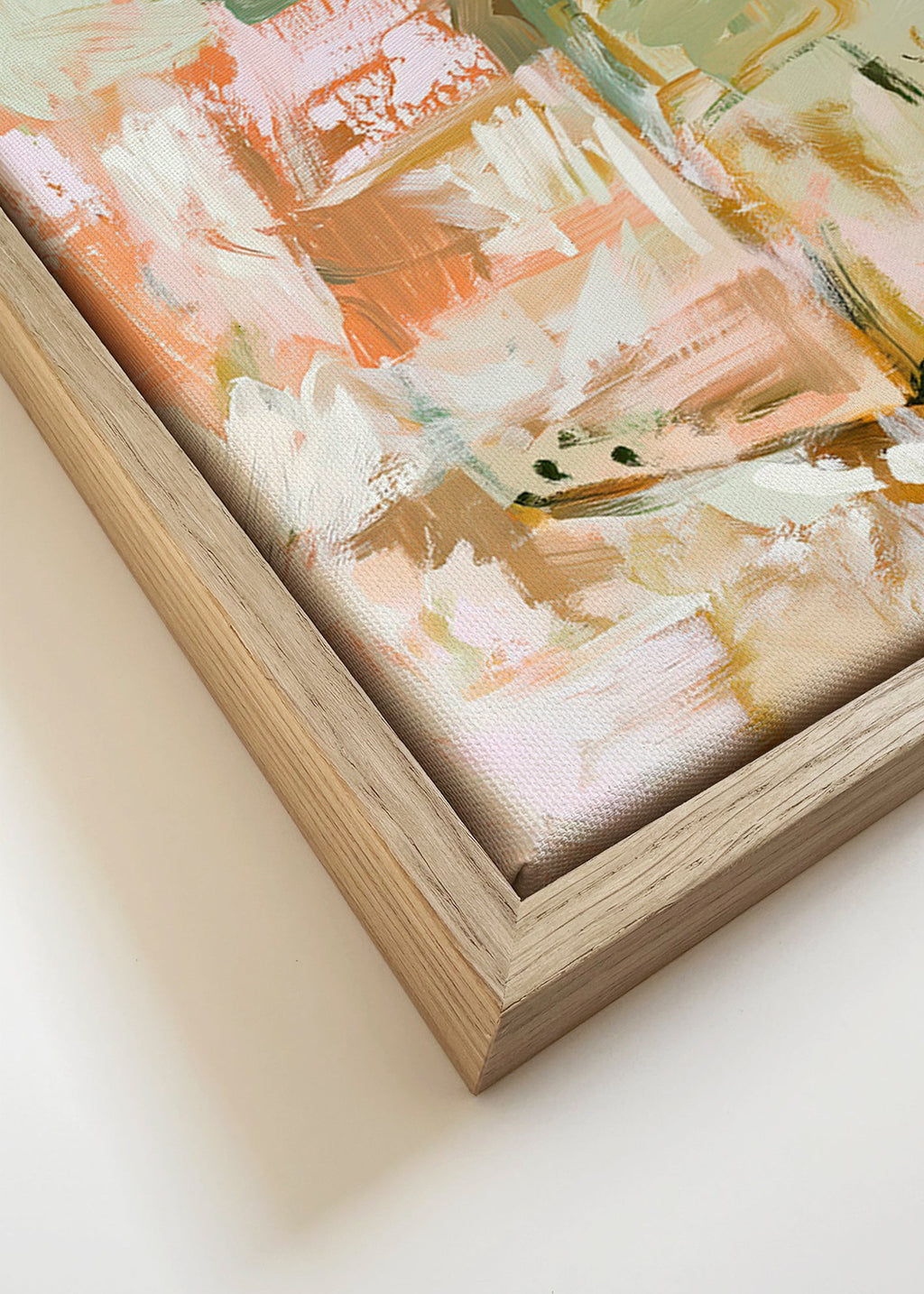 Impression botanique aux touches pastel