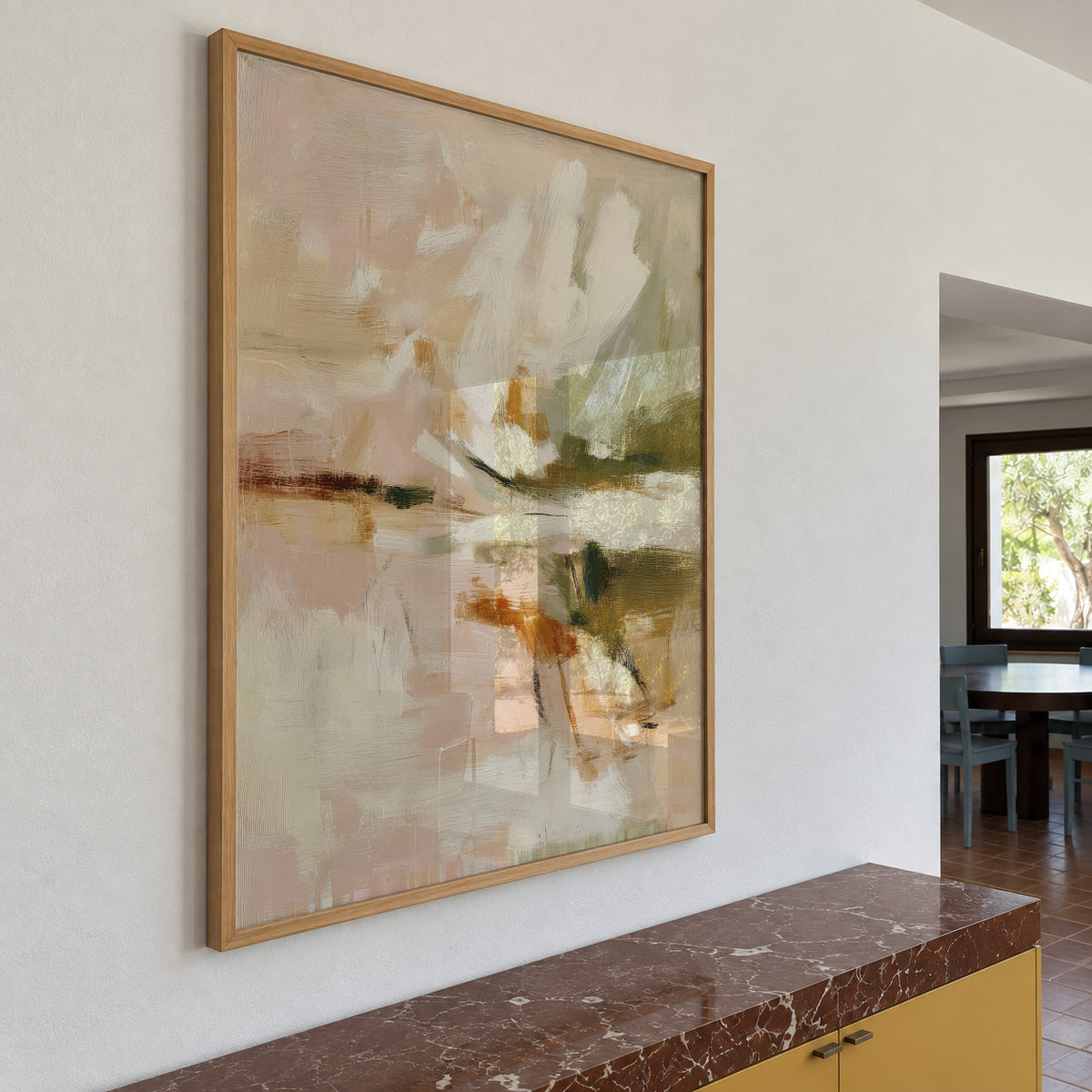 Ivory Motion - Framed poster in an interior