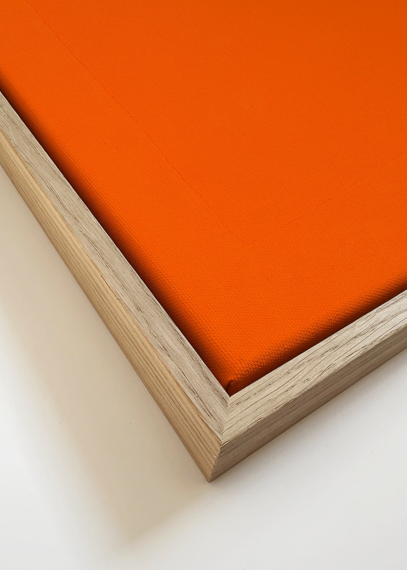 Tableau abstrait aux blocs orange