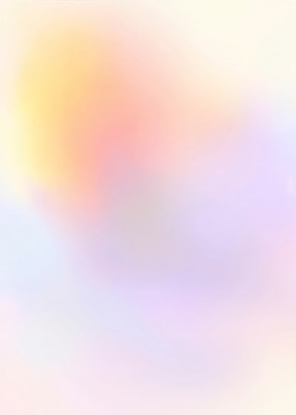 Oeuvre abstraite pastel aux dégradés doux