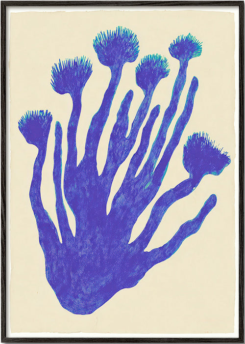 Impression botanique Indigo Coral