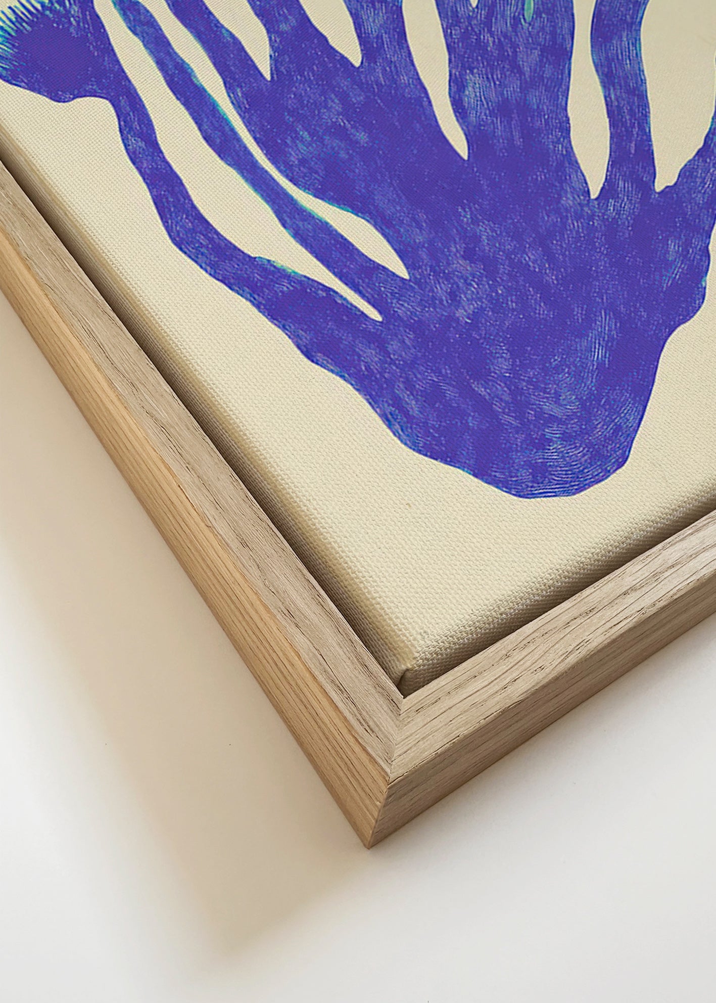 Impression botanique Indigo Coral
