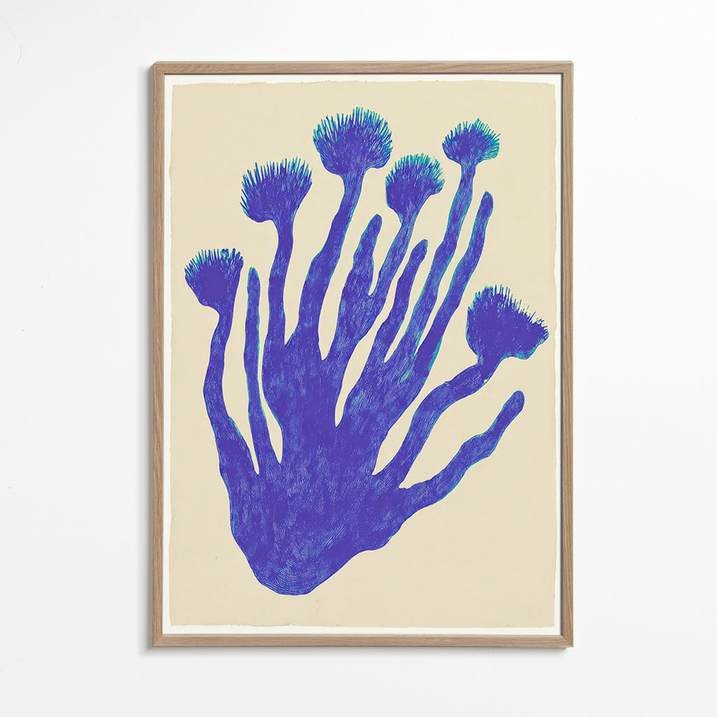 Impression botanique Indigo Coral