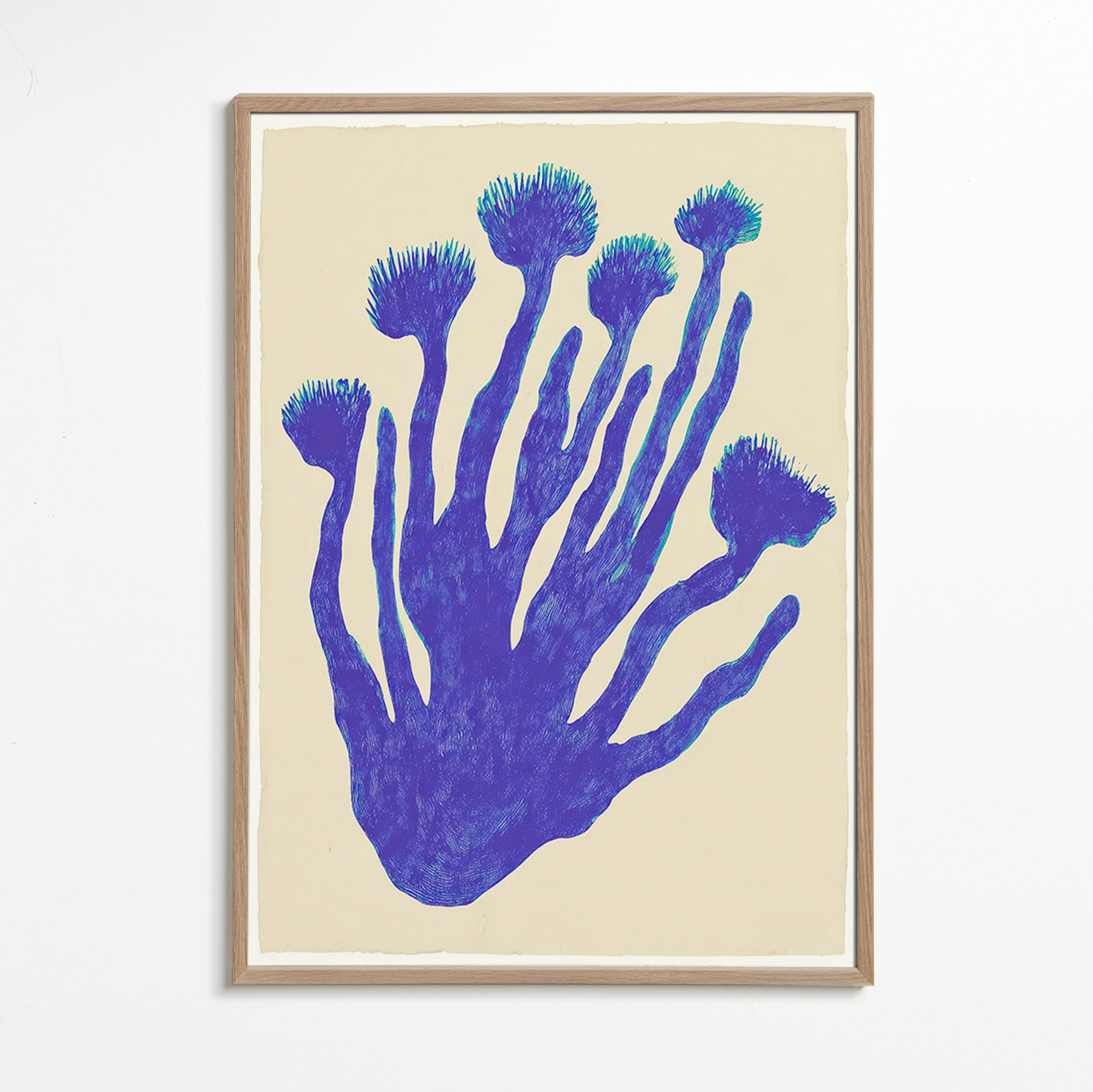Impression botanique Indigo Coral