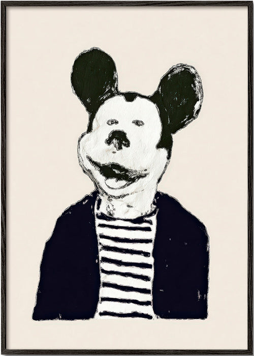 Illustration souris distinguée