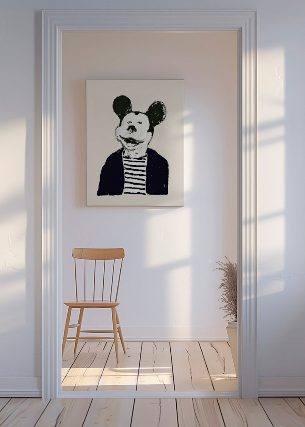 Illustration souris distinguée