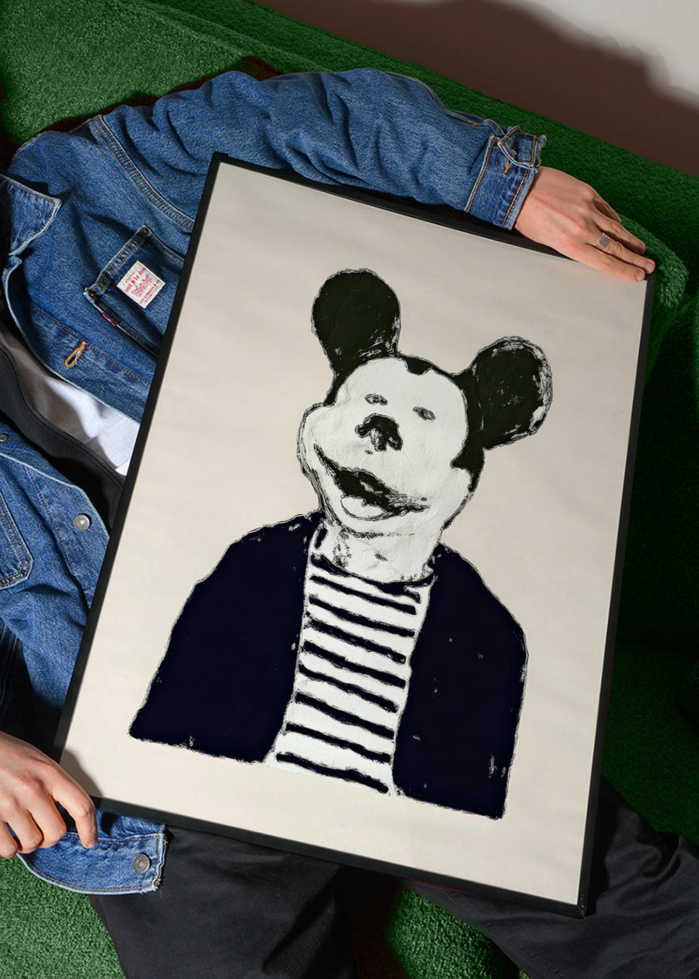 Illustration souris distinguée