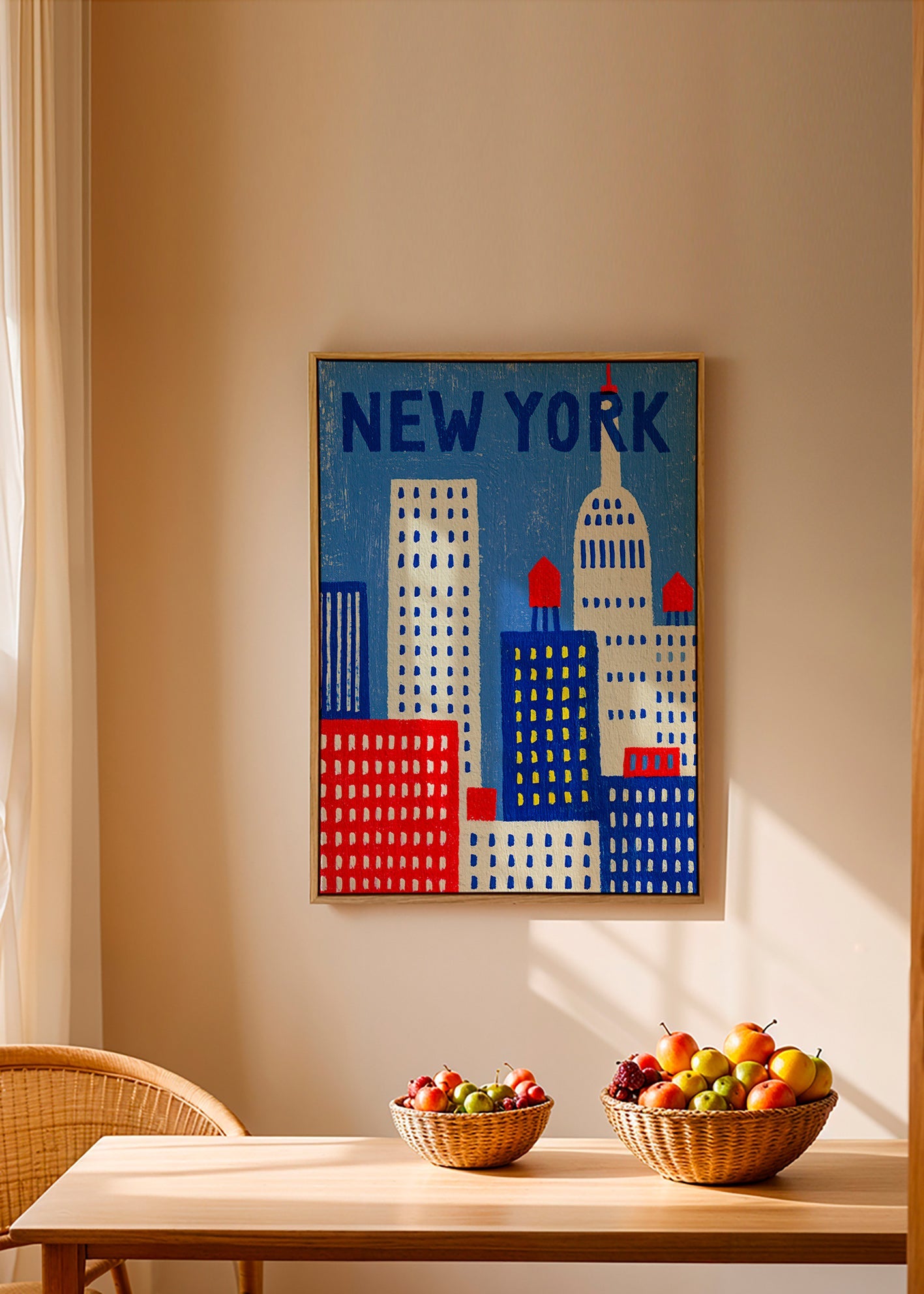 Art de ville New York illustré