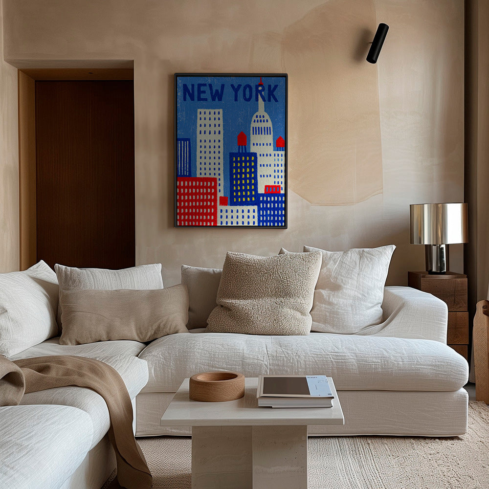 Art de ville New York illustré