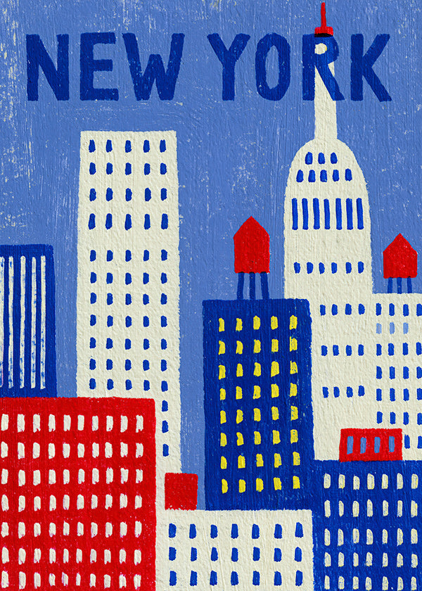 Art de ville New York illustré