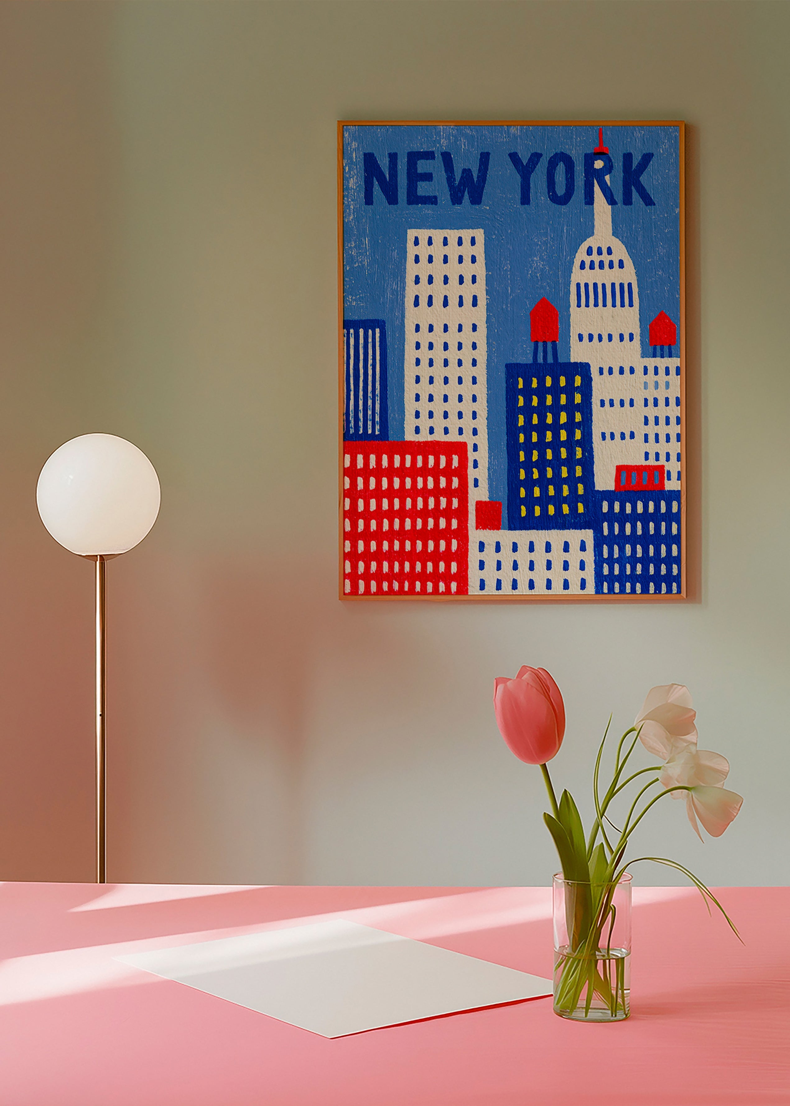 Art de ville New York illustré