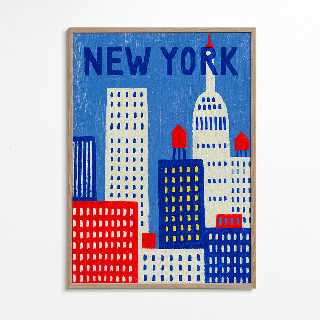 Art de ville New York illustré
