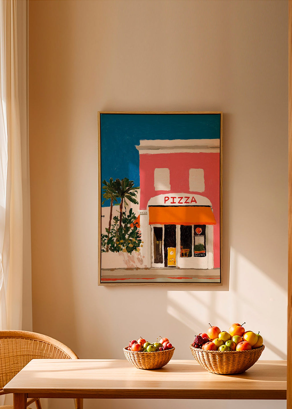 Art de cuisine façade de pizzeria