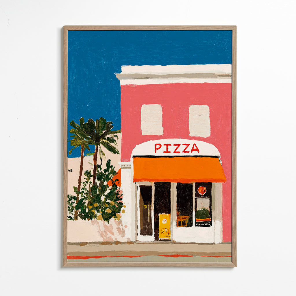 Art de cuisine façade de pizzeria