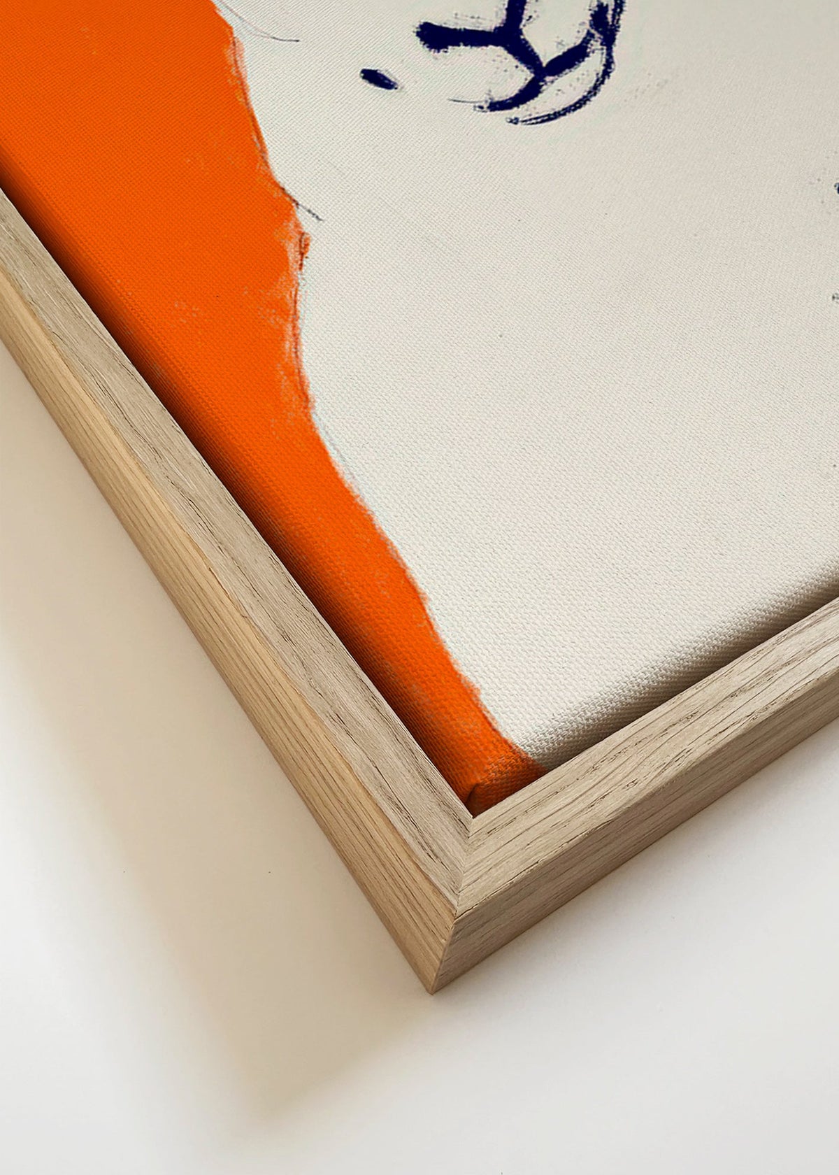 Œuvre mouton blanc minimaliste